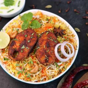 Salmon Fish Biryani